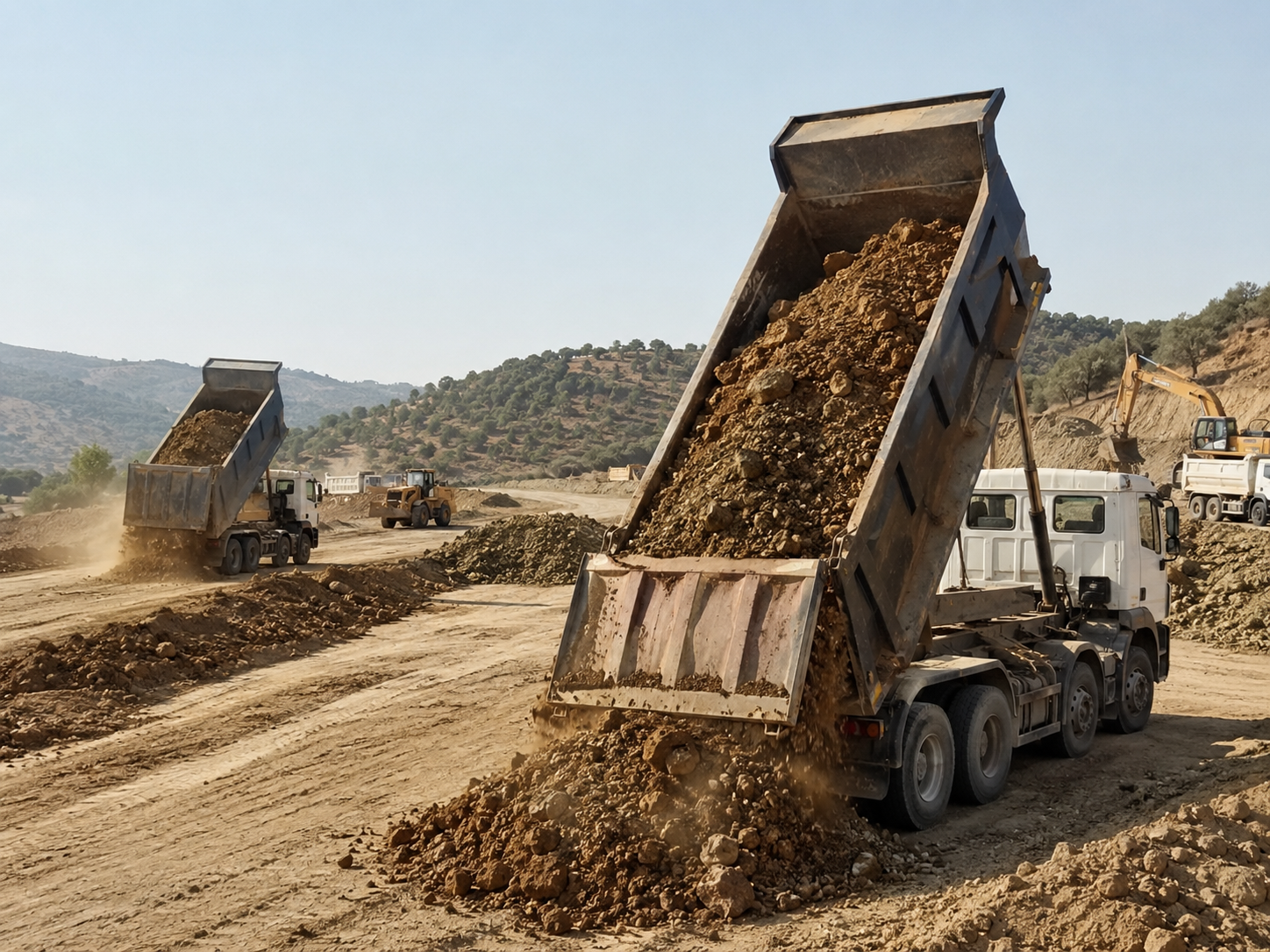 সমন্বিত earthmoving fleet