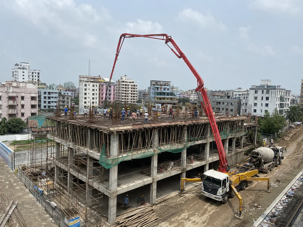 urban concrete pump operation - RentCTG.com Bangladesh equipment rental image 18