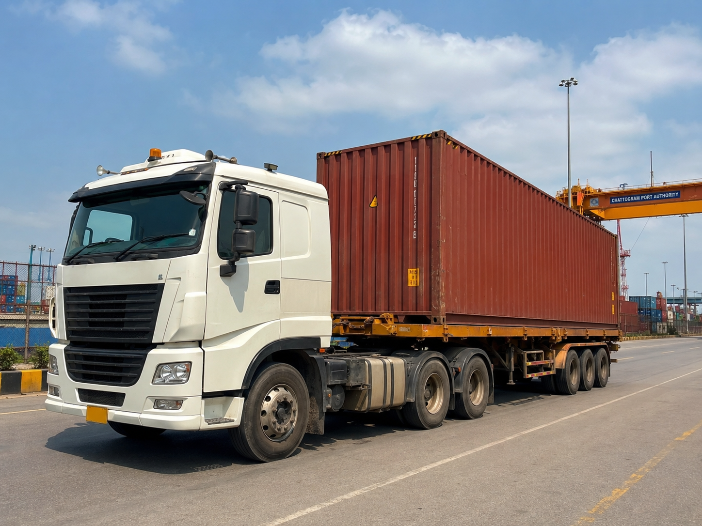 বন্দরভিত্তিক crane ও truck অপারেশন